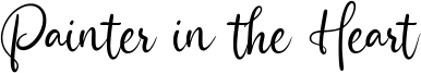 Painter in the Heart Font