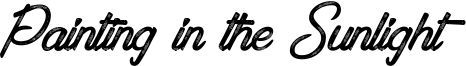 Painting in the Sunlight Font