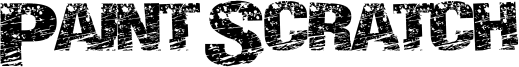 Paint Scratch Font