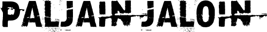 Paljain jaloin Font