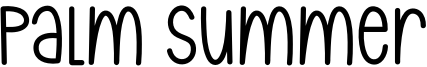 Palm Summer Font