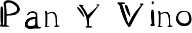 Pan Y Vino Font
