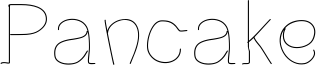 Pancake Font