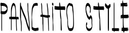 Panchito Style Font