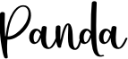 Panda Font