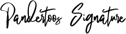 Pandertoos Signature Font