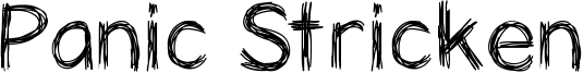 Panic Stricken Font