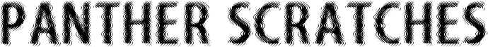 Panther Scratches Font