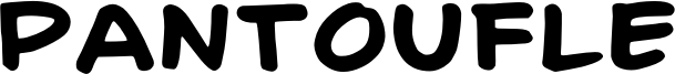 Pantoufle Font