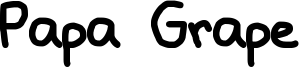 Papa Grape Font