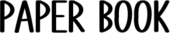 Paper Book Font