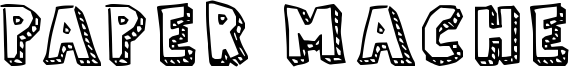 Paper Mache Font