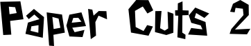Paper Cuts 2 Font