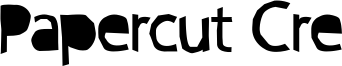 Papercut Cre Font