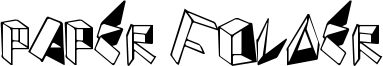 Paper Folder Font