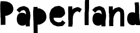 Paperland Font