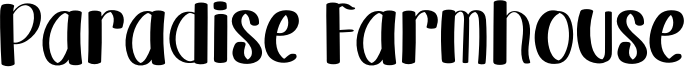 Paradise Farmhouse Font