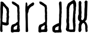 Paradox Font