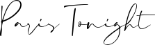 Paris Tonight Font