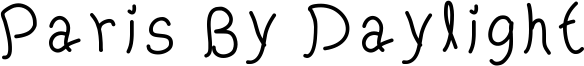 Paris By Daylight Font