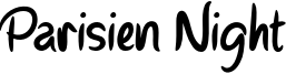 Parisien Night Font