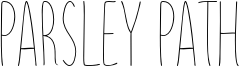 Parsley Path Font