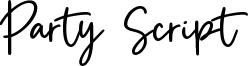 Party Script Font