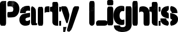 Party Lights Font