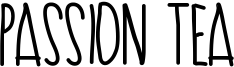 Passion Tea Font