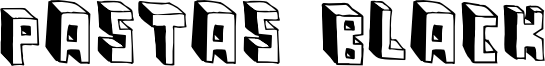 Pastas Black Font