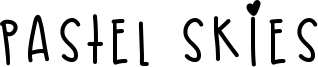 Pastel Skies Font