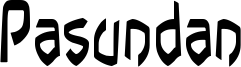 Pasundan Font
