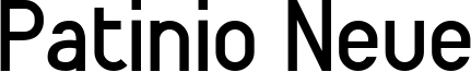 Patinio Neue Font