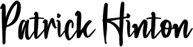 Patrick Hinton Font