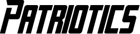 Patriotics Font