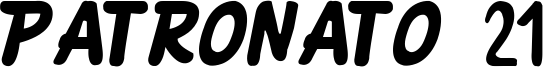 Patronato 21 Font
