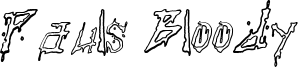 Pauls Bloody Font