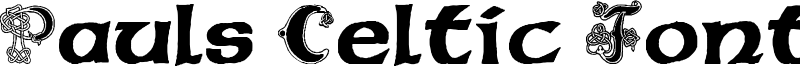 Pauls Celtic Font 2 Font