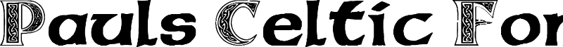 Pauls Celtic Font 3 Font