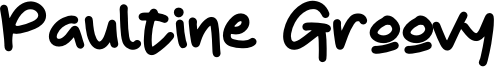 Paultine Groovy Font