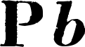 Pb Font