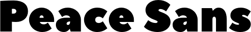 Peace Sans Font