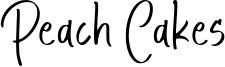 Peach Cakes Font