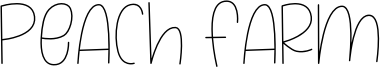 Peach Farm Font