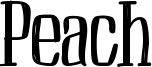 Peach Font