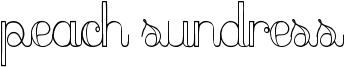 Peach Sundress Font