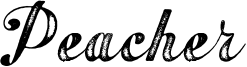 Peacher Font