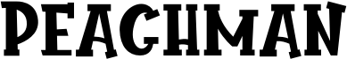 Peachman Font