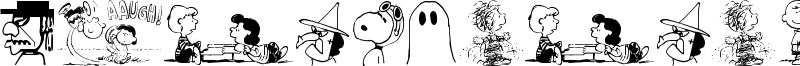 Peanuts Gang Dings Font