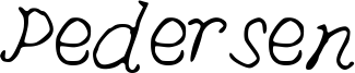 Pedersen Font